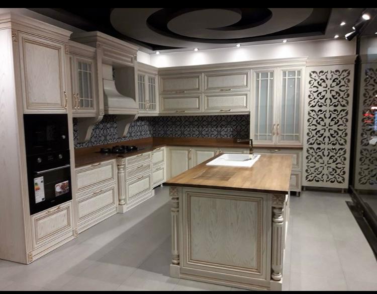 Ahşap ve Gri Modern Mutfak